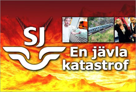 SJ står egentligen för "Satans Järnvägar". SJ står egentligen för "Satans Järnvägar".